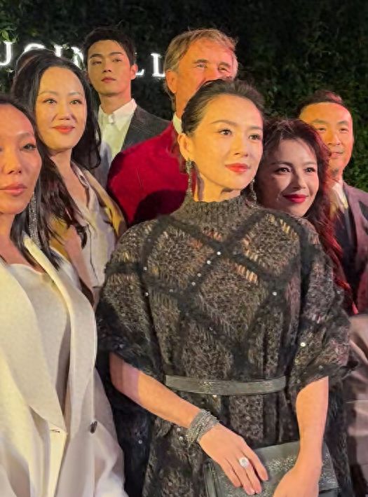 全程挨紧大佬展社交功底章子怡表情耐人寻味Bsports必一体育刘涛参加BC晚宴(图9)